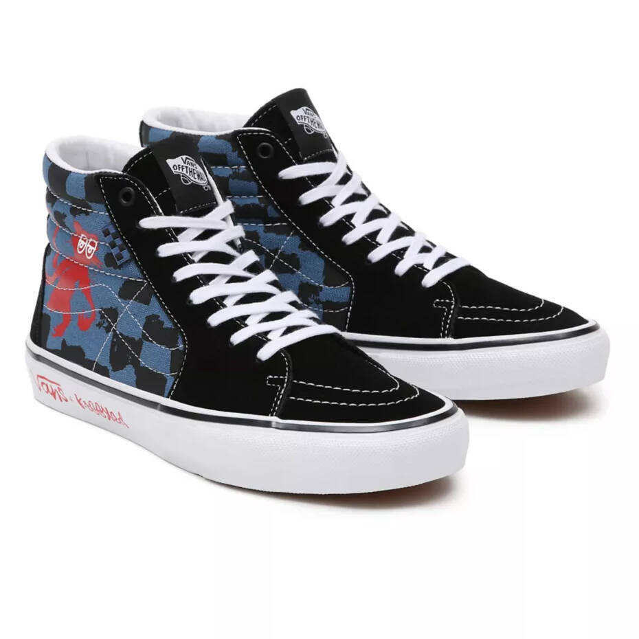 Vans Sk8-Hi Skate Shoes - Krooked By Natas