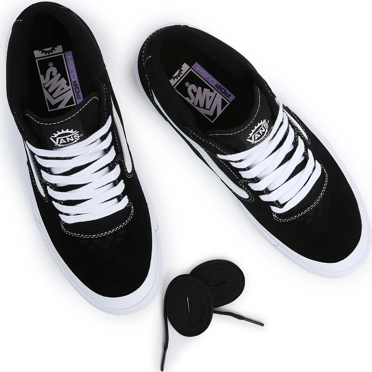 Vans BMX Style 114 Skate Shoes - Black/White