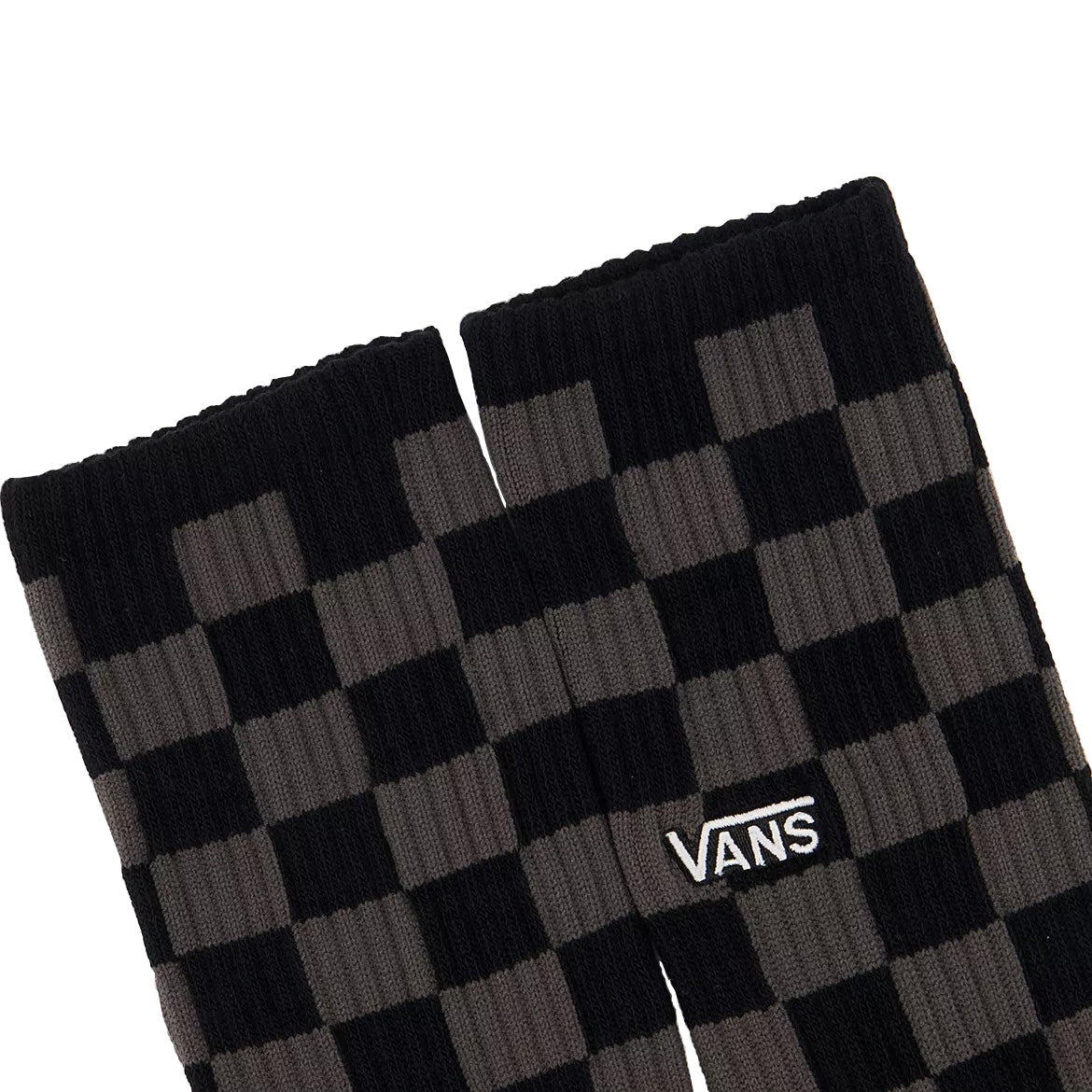 Vans Checkerboard Crew II Socks - Black/Charcoal