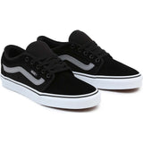 Vans Chukka Low Sidestripe Skate Shoes - Black/Grey/White