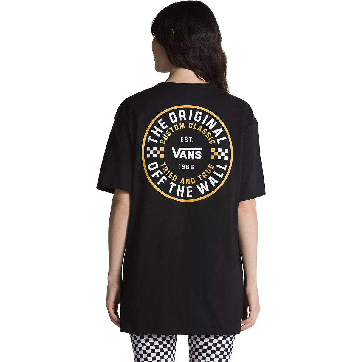 Vans Off The Wall Checker Circle T Shirt - Black