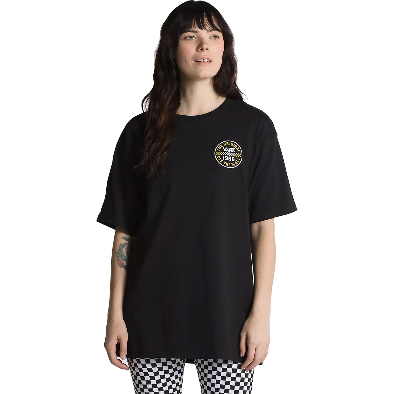 Vans Off The Wall Checker Circle T Shirt - Black