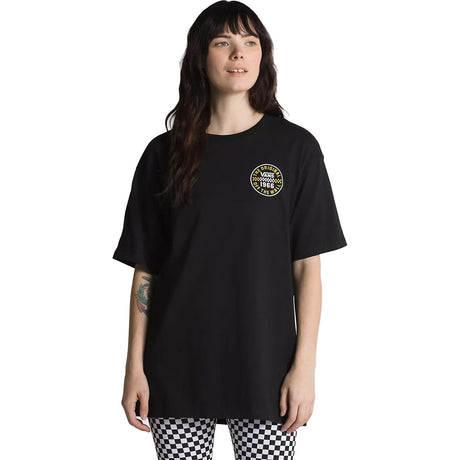 Vans Off The Wall Checker Circle T Shirt - Black