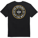 Vans Off The Wall Checker Circle T Shirt - Black
