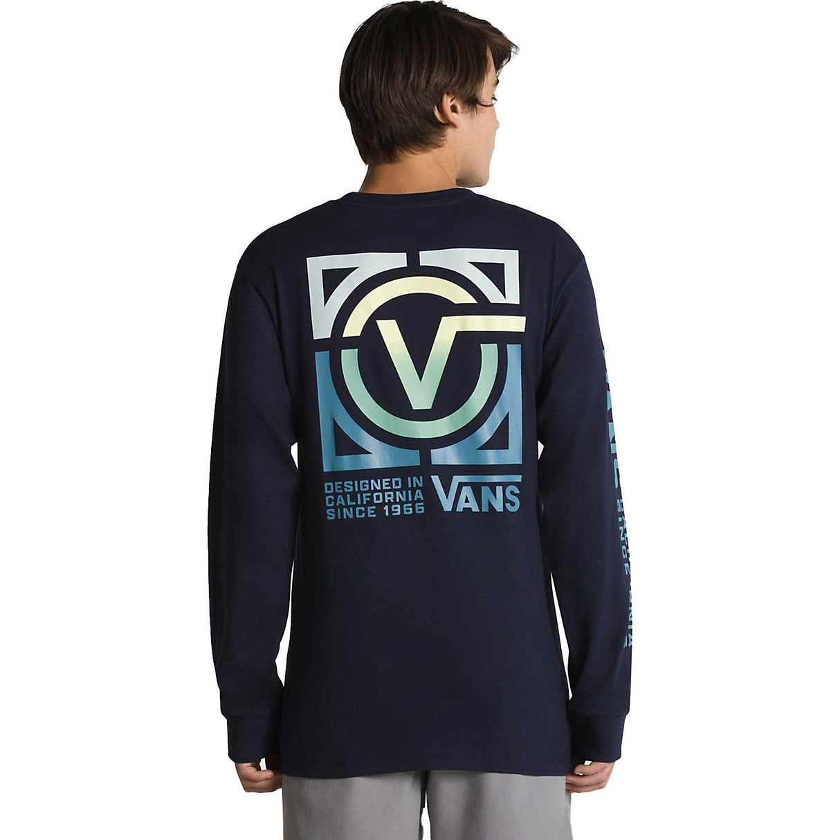 Vans Veesta L/S T Shirt - Navy