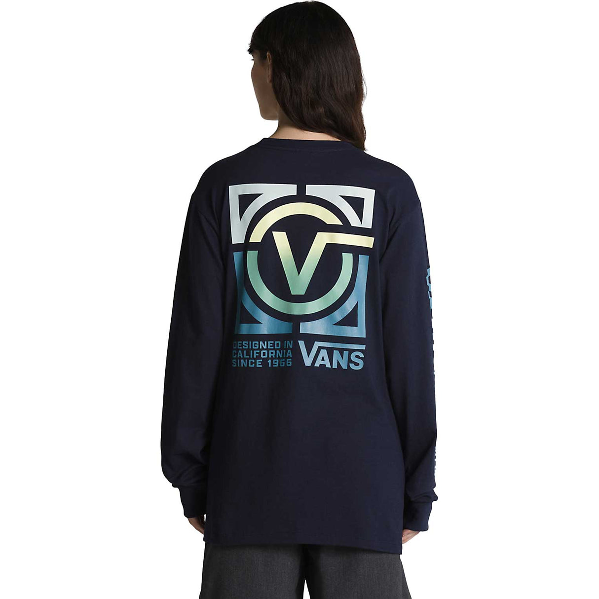 Vans Veesta L/S T Shirt - Navy