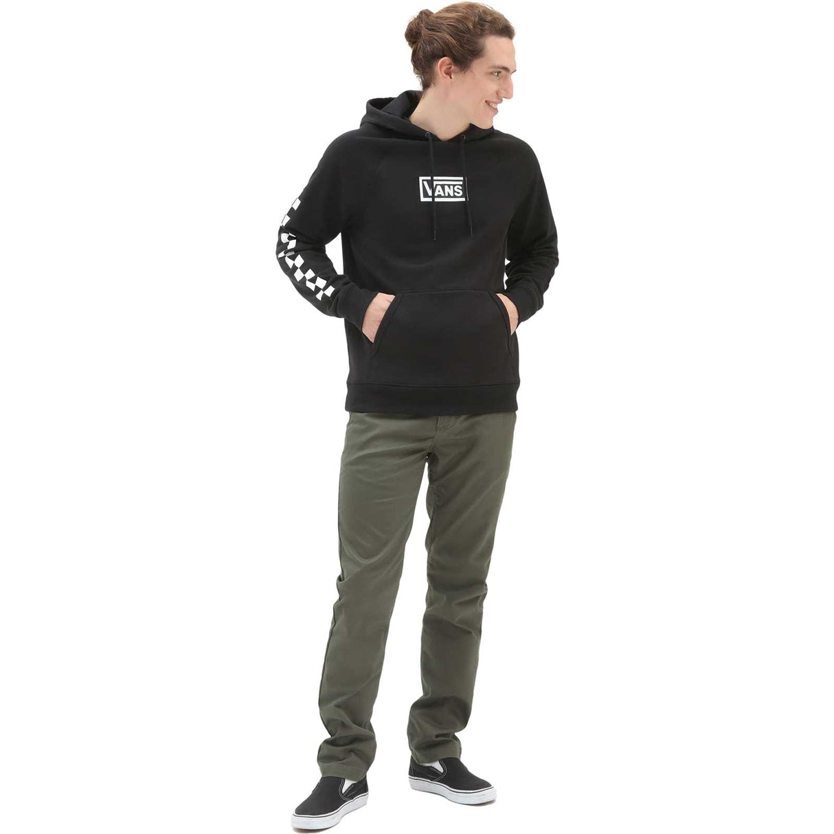 Vans Versa Standard Hoodie - Black/Checkerboard