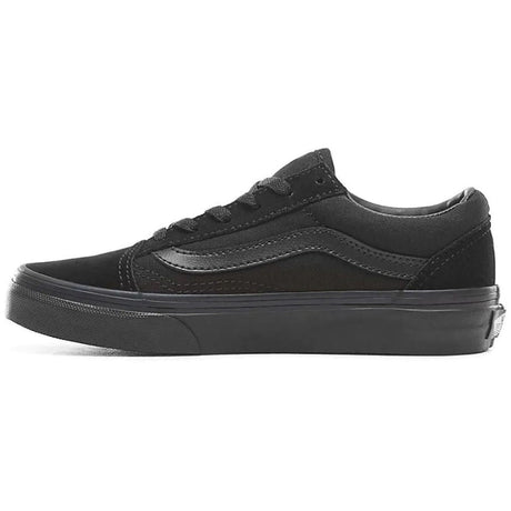 Vans Old Skool Kids Skate Shoes - Black/Black