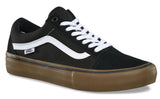 Vans Old Skool Pro Skate Shoes - Black/White/Medium Gum