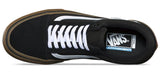 Vans Old Skool Pro Skate Shoes - Black/White/Medium Gum