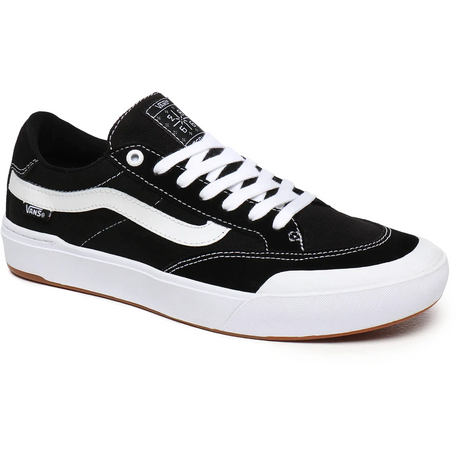 Vans Berle Pro Skate Shoes - Black/True White