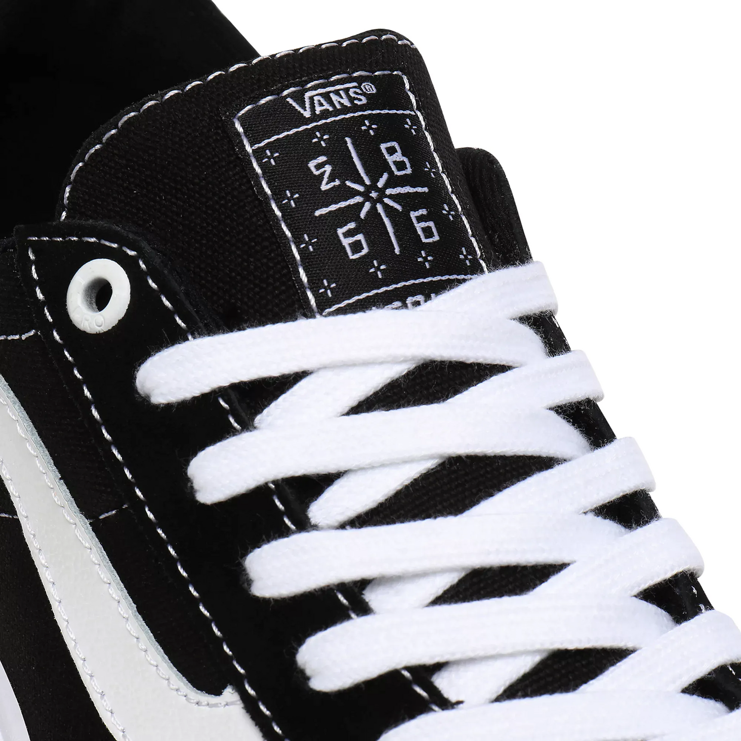 Vans Berle Pro Skate Shoes - Black/True White