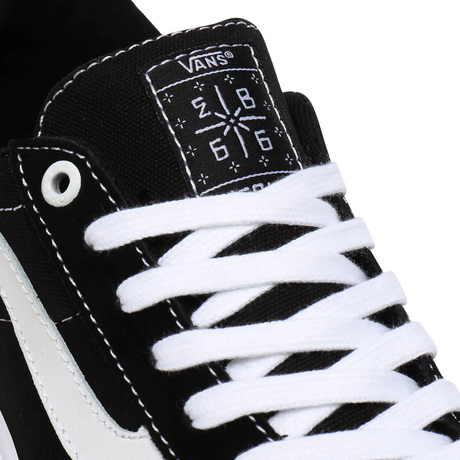 Vans Berle Pro Skate Shoes - Black/True White