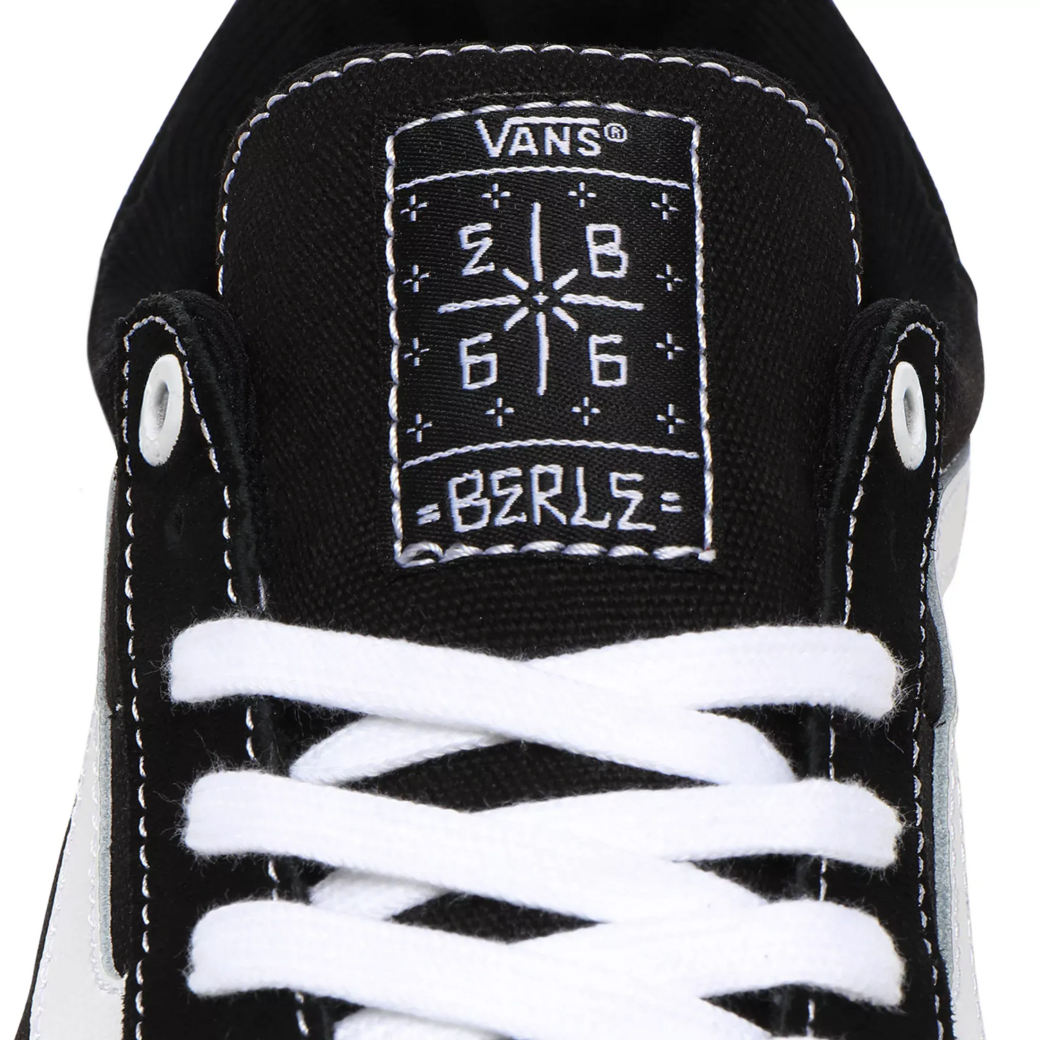 Vans Berle Pro Skate Shoes - Black/True White