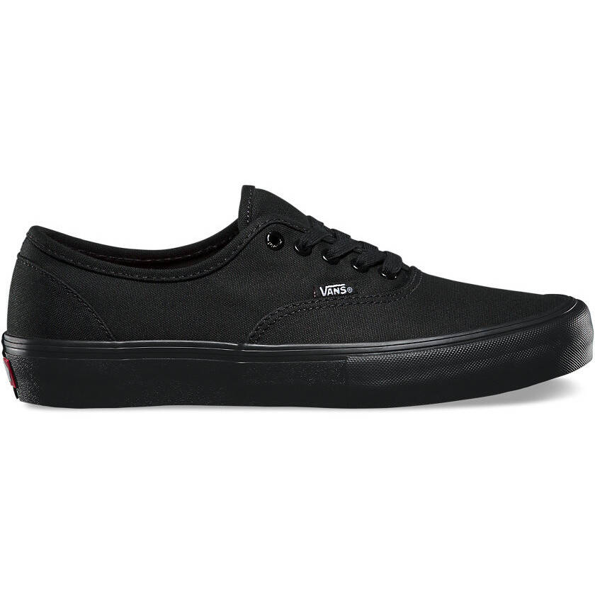 Vans Authentic Pro Skate Shoes - Black/Black UK 7
