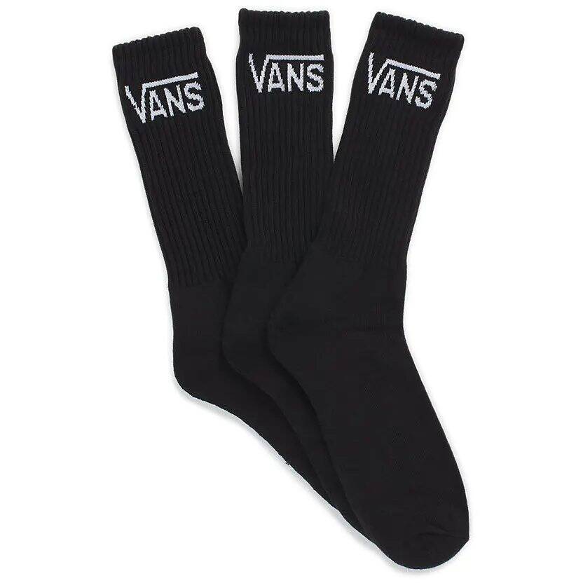 Vans Classic Crew (3pk) Socks - Black