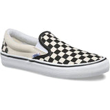 Vans Slip-On Pro Skate Shoes - (Checkerboard) Black/White