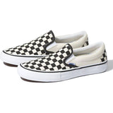 Vans Slip-On Pro Skate Shoes - (Checkerboard) Black/White