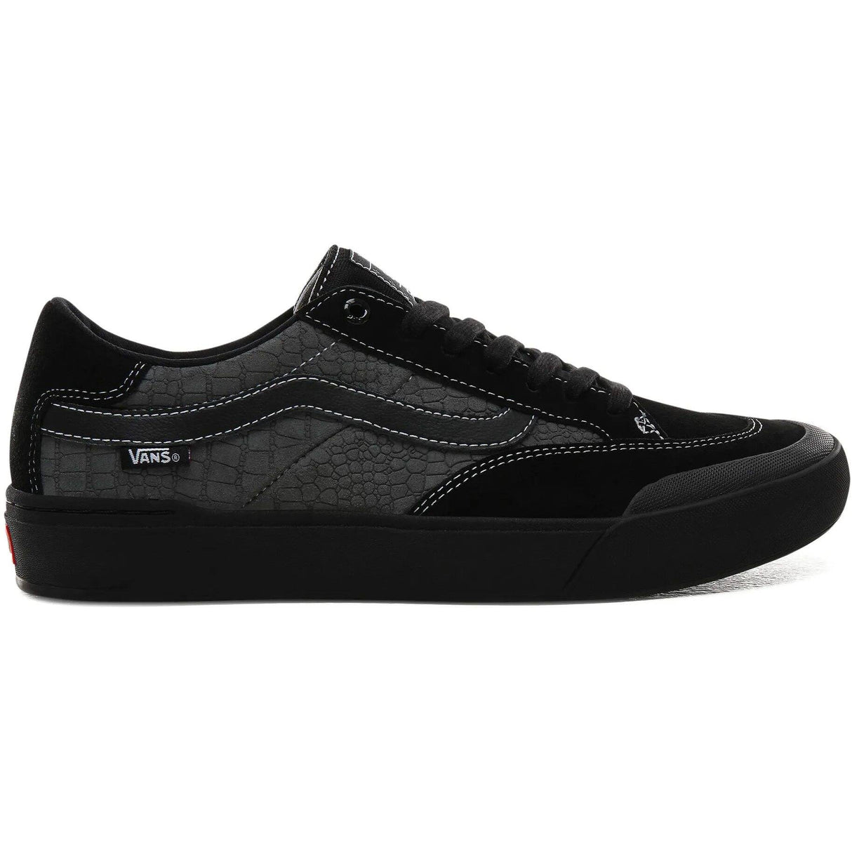 Vans Berle Pro (Croc) Skate Shoes - Black/Pewter