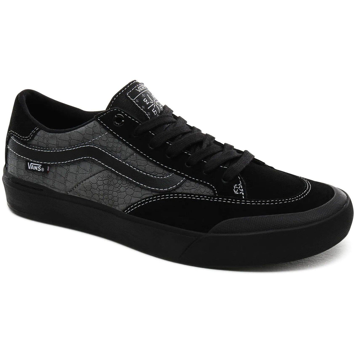 Vans Berle Pro (Croc) Skate Shoes - Black/Pewter