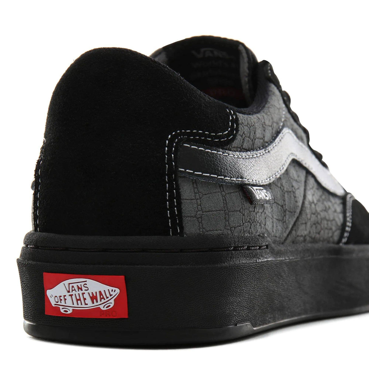 Vans Berle Pro (Croc) Skate Shoes - Black/Pewter