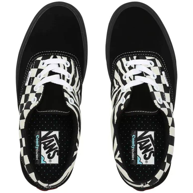 Vans ComfyCush Era Skate Shoes - (Mixed Media) Antique White/Black