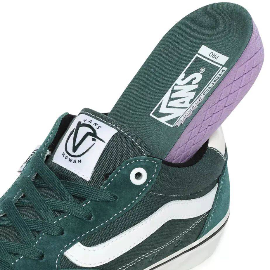 Vans Rowan Pro Skate Shoes - Pine/White