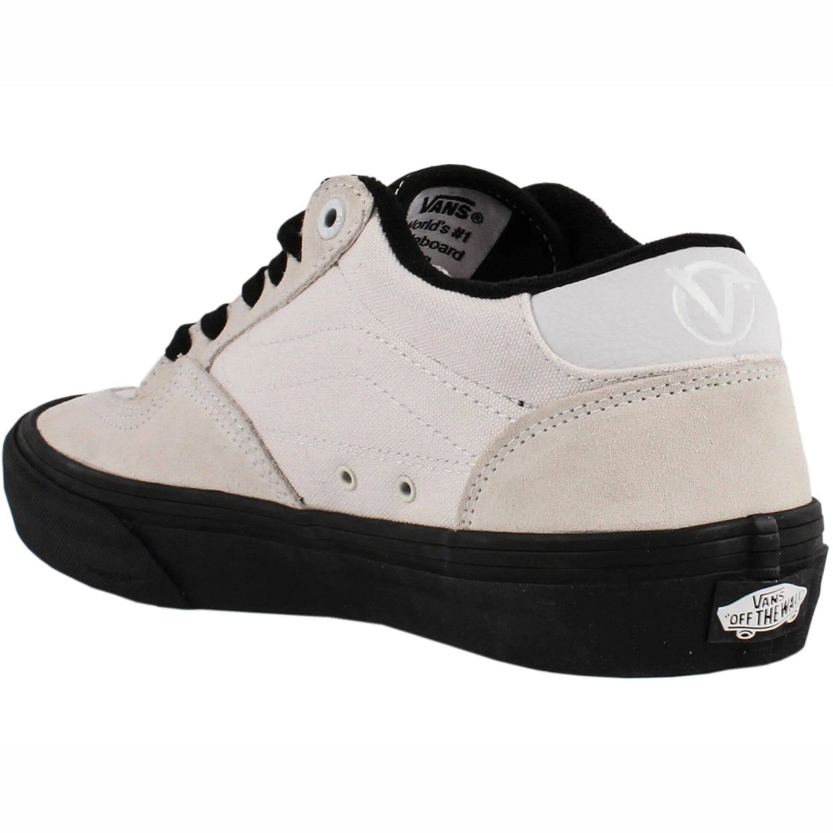 Vans Rowan Pro Skate Shoes - White/Black