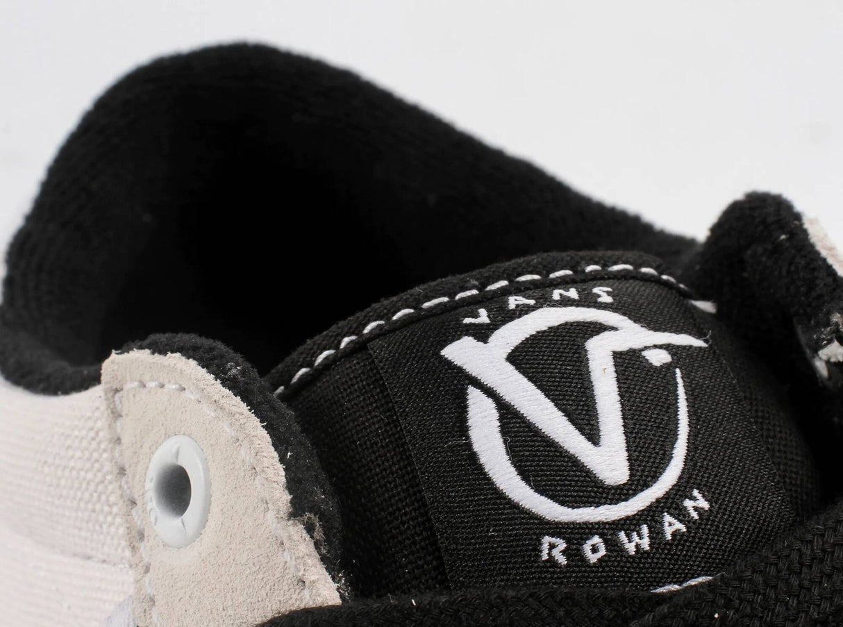 Vans Rowan Pro Skate Shoes - White/Black