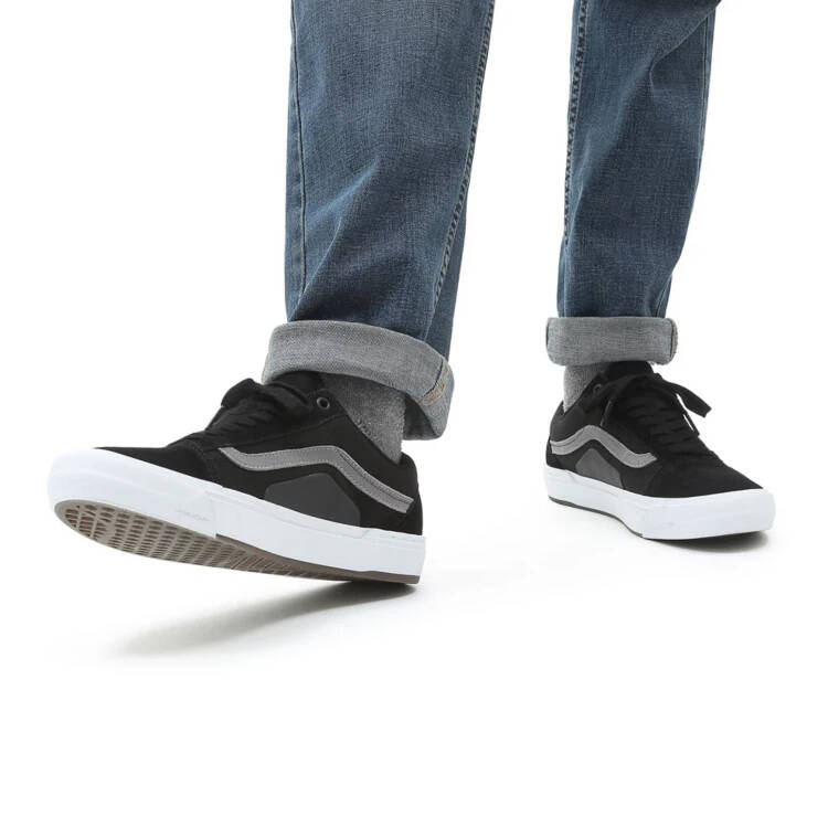 Vans BMX Old Skool Skate Shoes - Black/Grey/White