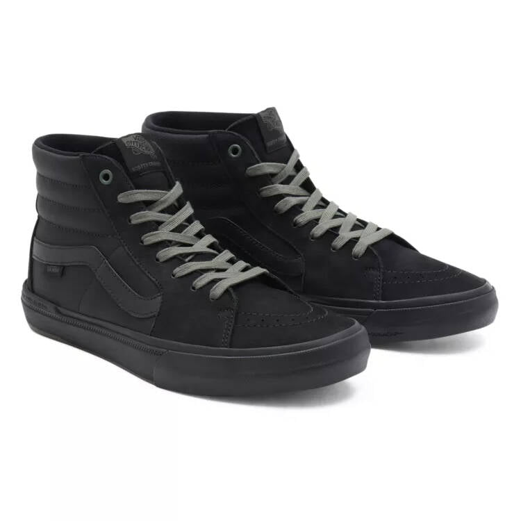 Vans BMX Sk8-Hi (Scotty Cranmer) High Top Skate Shoes - Black/Thyme