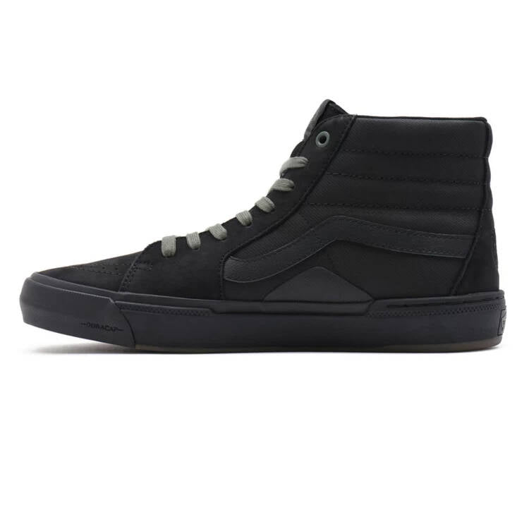 Vans BMX Sk8-Hi (Scotty Cranmer) High Top Skate Shoes - Black/Thyme