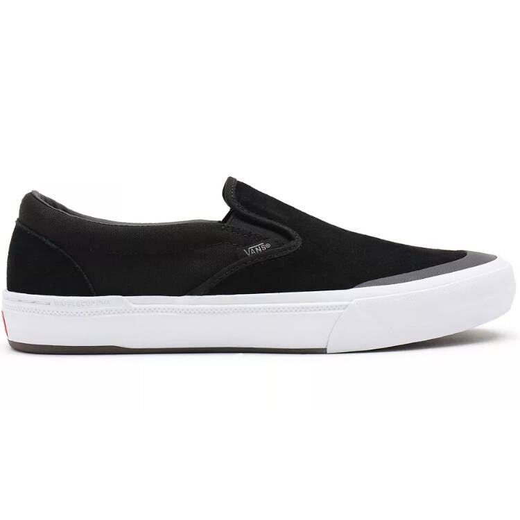 Vans BMX Slip-On Skate Shoes - Black/Grey/White