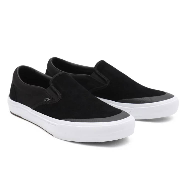 Vans BMX Slip-On Skate Shoes - Black/Grey/White
