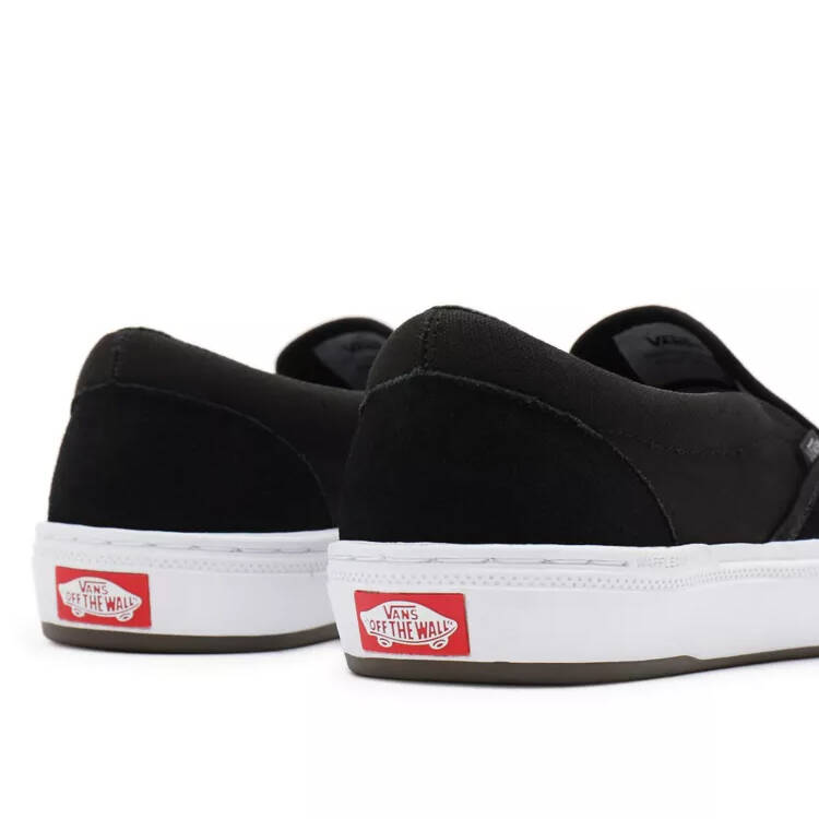 Vans BMX Slip-On Skate Shoes - Black/Grey/White
