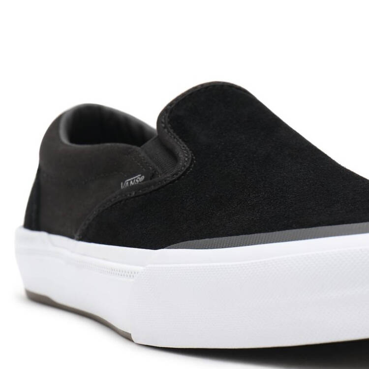 Vans BMX Slip-On Skate Shoes - Black/Grey/White