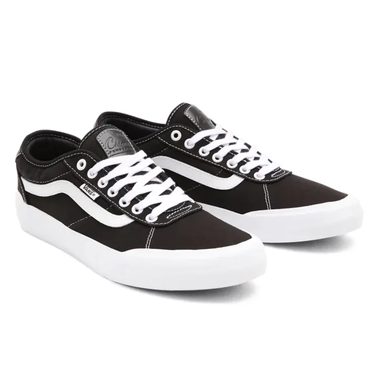 Vans Chima 2 (Canvas) Skate Shoes - Black/White