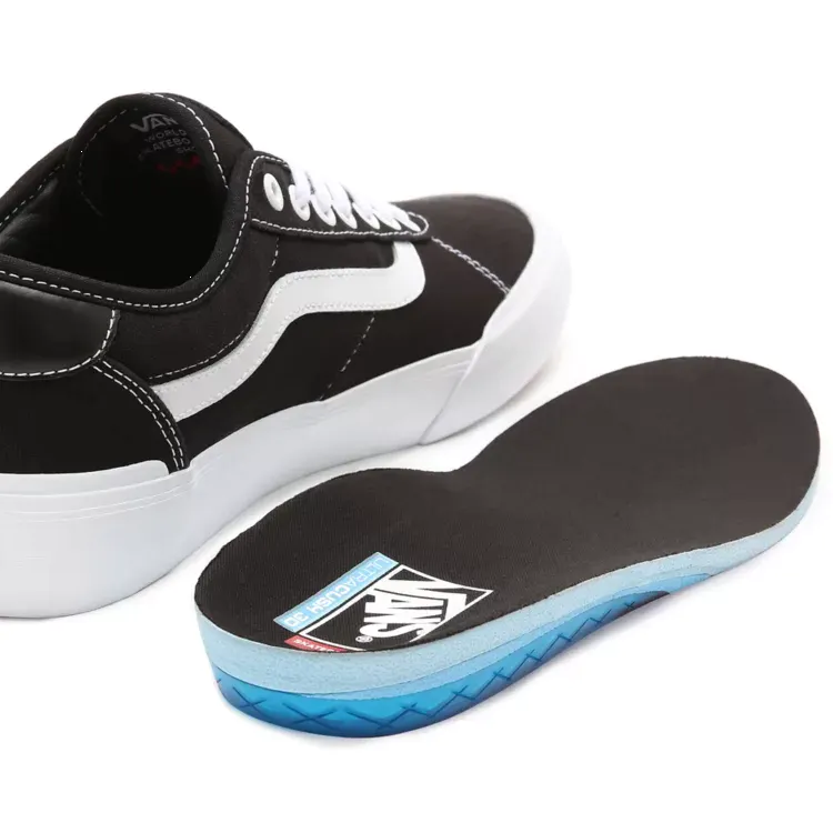 Vans Chima 2 (Canvas) Skate Shoes - Black/White