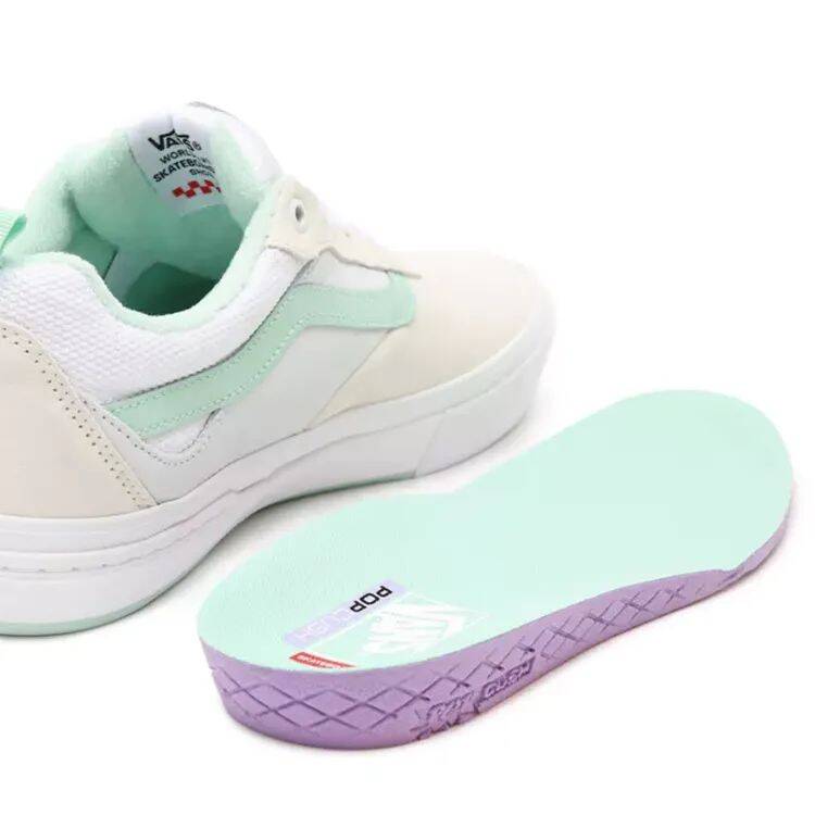 Vans Kyle Walker (Sport Vintage) Skate Shoes - White/Mint