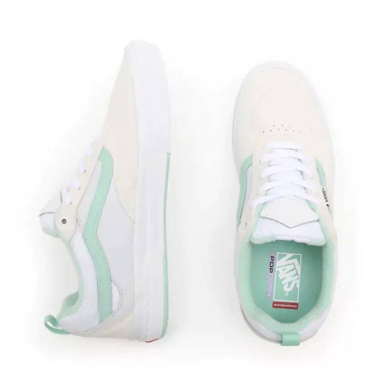 Vans Kyle Walker (Sport Vintage) Skate Shoes - White/Mint