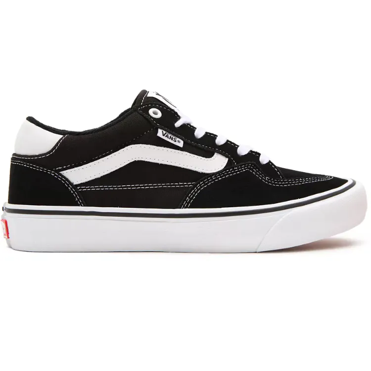 Vans Rowan Skate Shoes - Black/True White