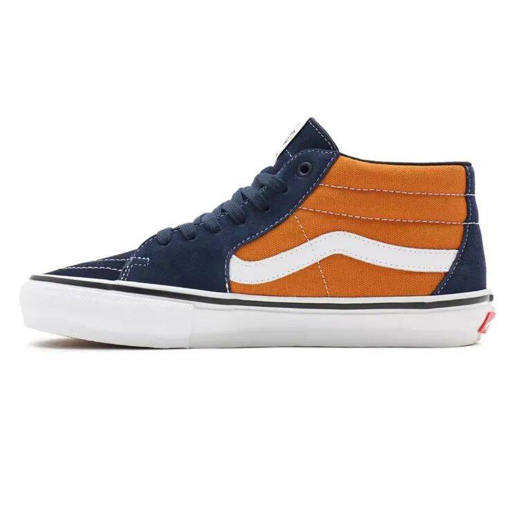 Vans Skate Grosso Mid Skate Shoes - Navy/Orange