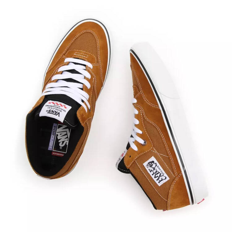 Vans Skate Half Cab '92 (Reynolds) Skate Shoes - Golden Brown