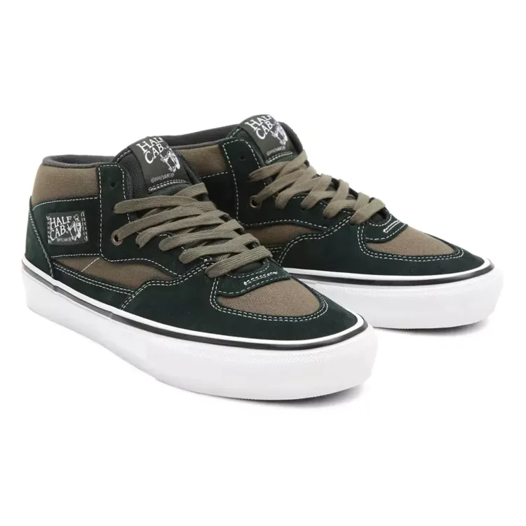Vans Skate Half Cab Skate Shoes - Scarab/Military