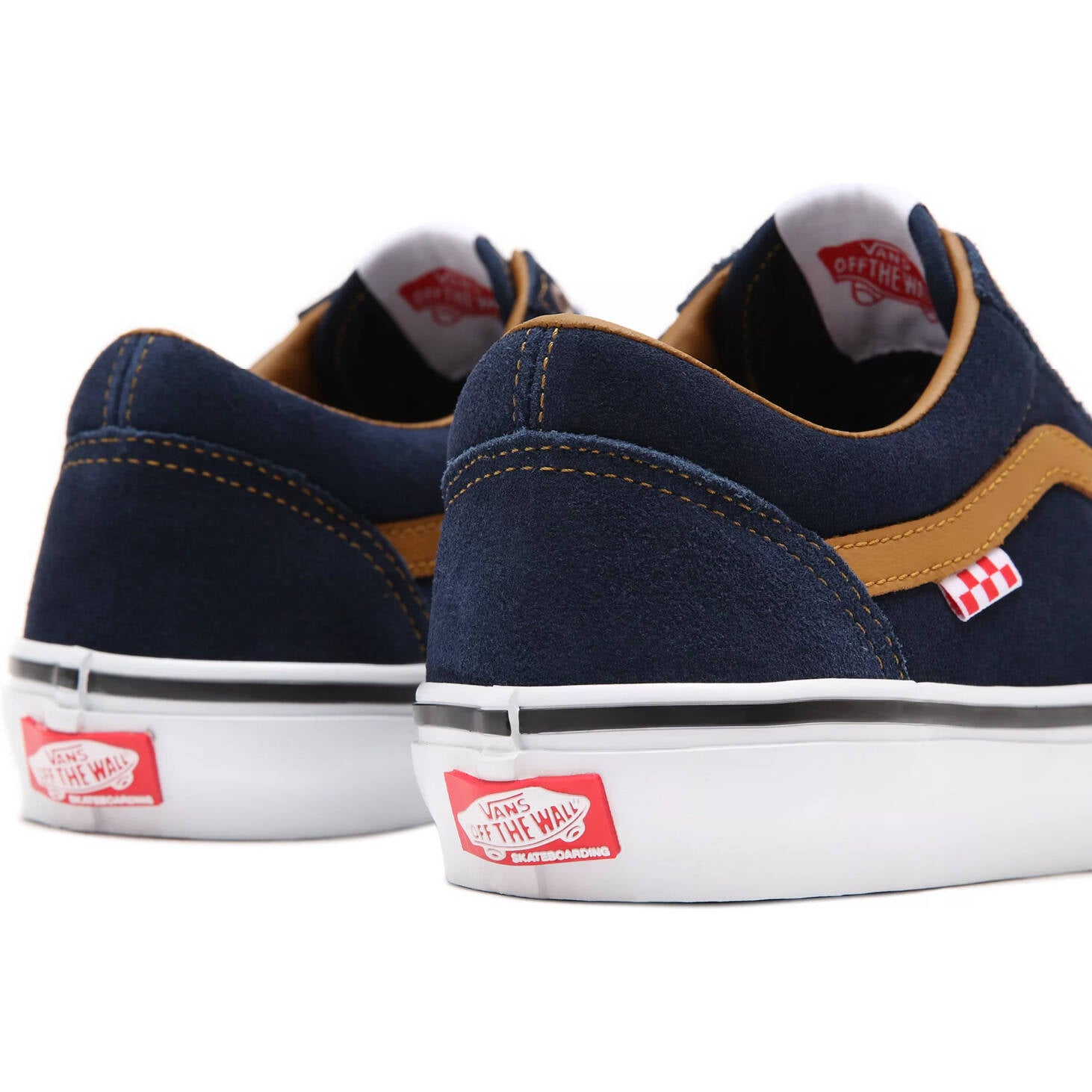 Vans Skate Old Skool (Reynolds) Skate Shoes - Navy/Golden Brown