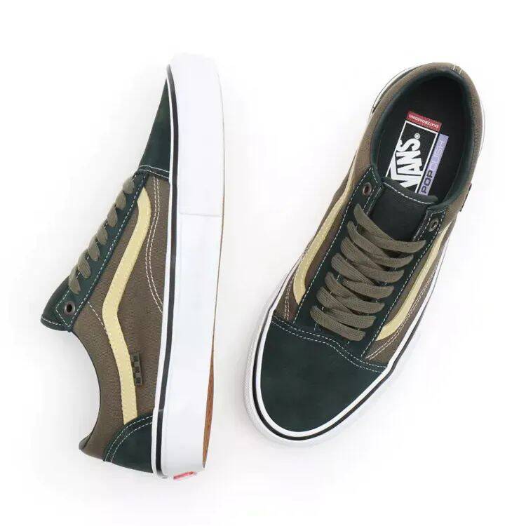Vans Skate Old Skool Skate Shoes - Scarab/Military
