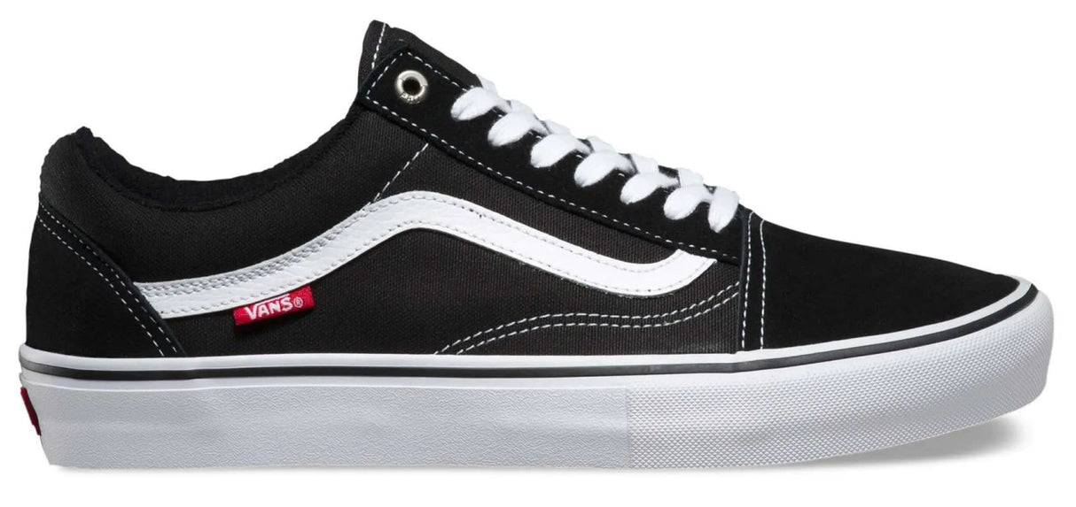 Vans Old Skool Pro Skate Shoes - Black/White