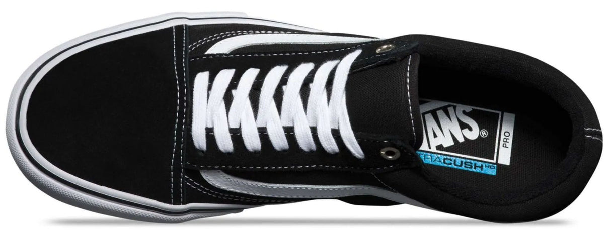 Vans Old Skool Pro Skate Shoes - Black/White