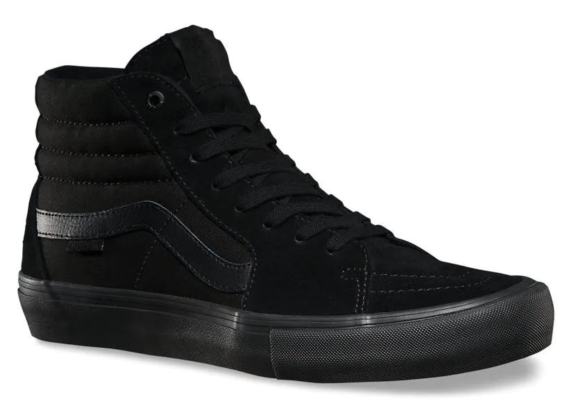 Vans Sk8-Hi-Pro Skate Shoes - Blackout