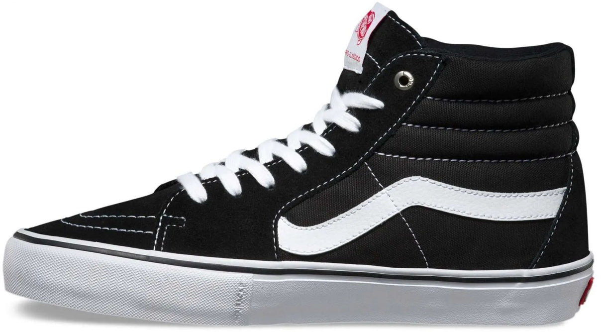 Vans Sk8-Hi Pro Skate Shoes - Black/White
